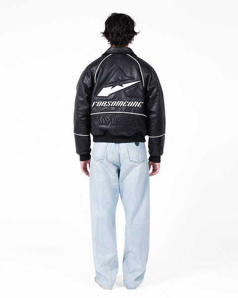 AVIREX LEATHER JACKET 詳細画像