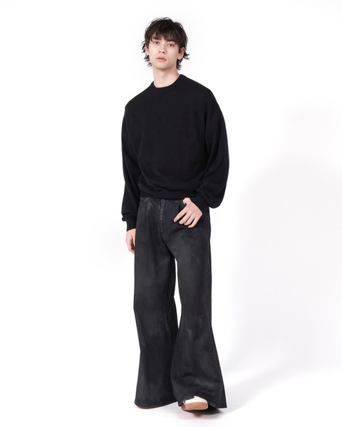 LOOSE FLARE PT DENIM COATING 詳細画像