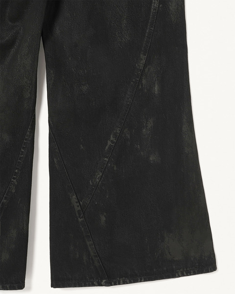 LOOSE FLARE PT DENIM COATING 詳細画像