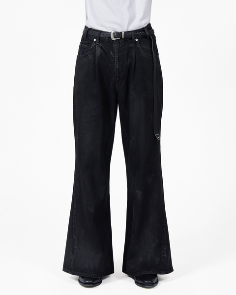 LOOSE FLARE PT DENIM COATING 詳細画像
