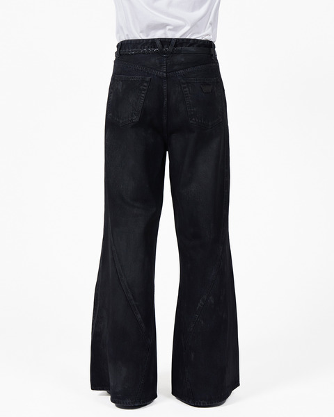 LOOSE FLARE PT DENIM COATING 詳細画像