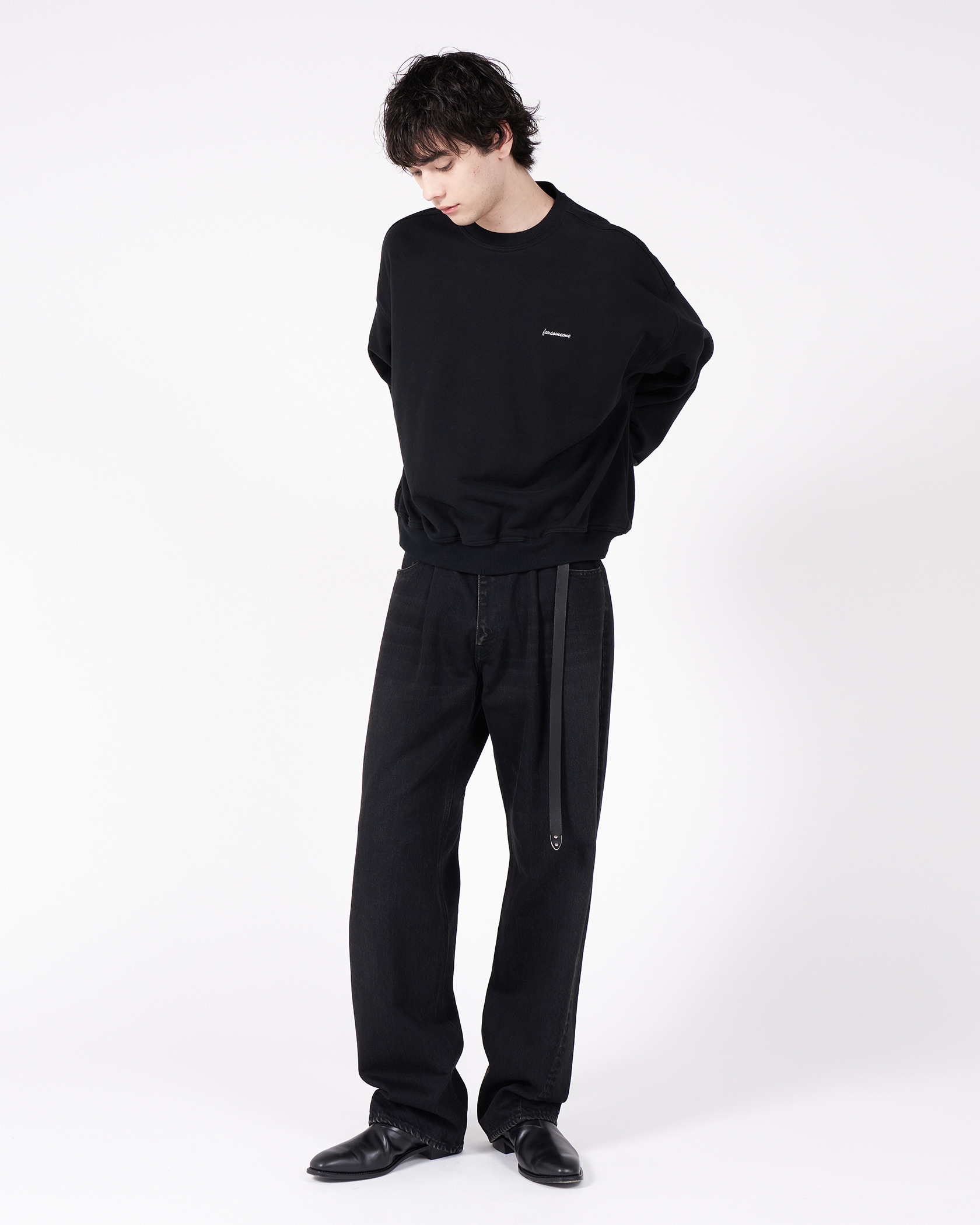 LOOSE DENIM WASHED 詳細画像 Black 3