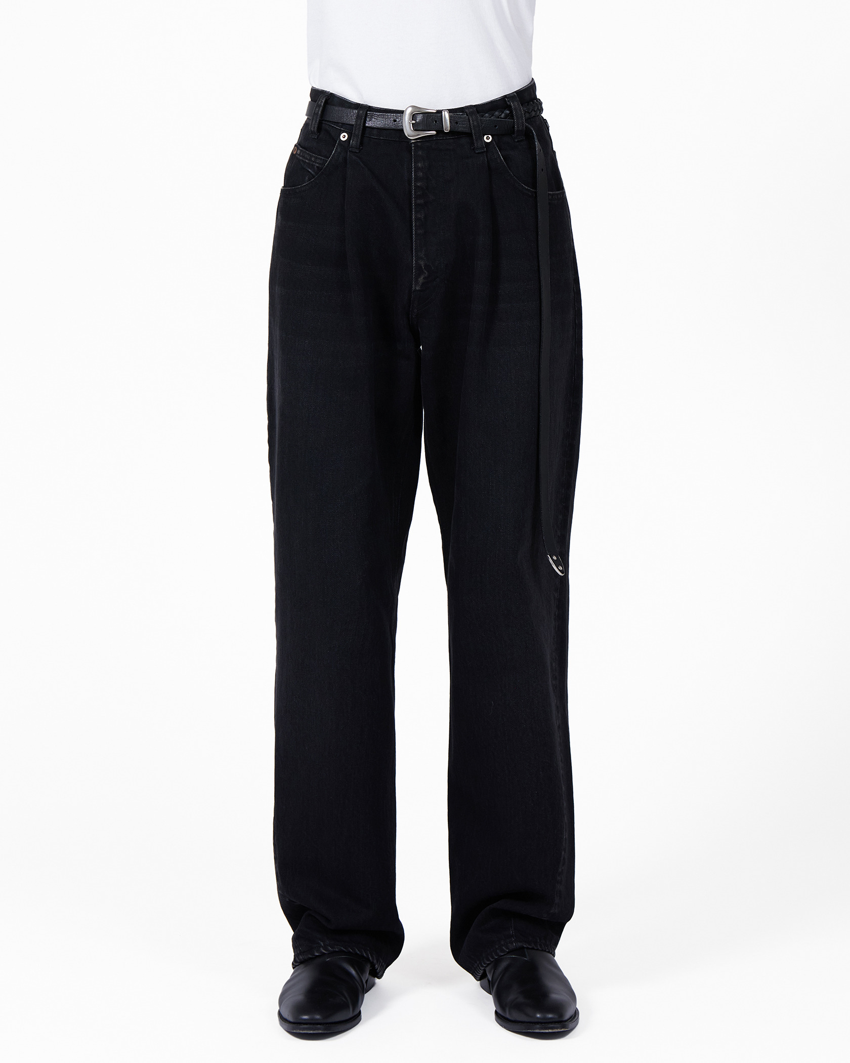 LOOSE DENIM WASHED 詳細画像 Black 7