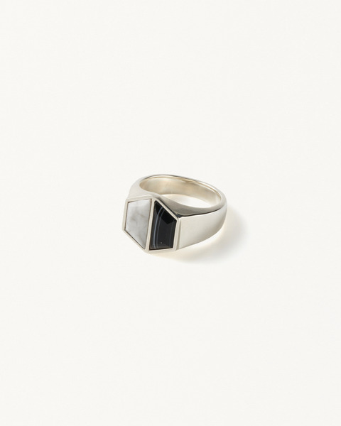 W TM RING ONYX  HOWLITE 詳細画像
