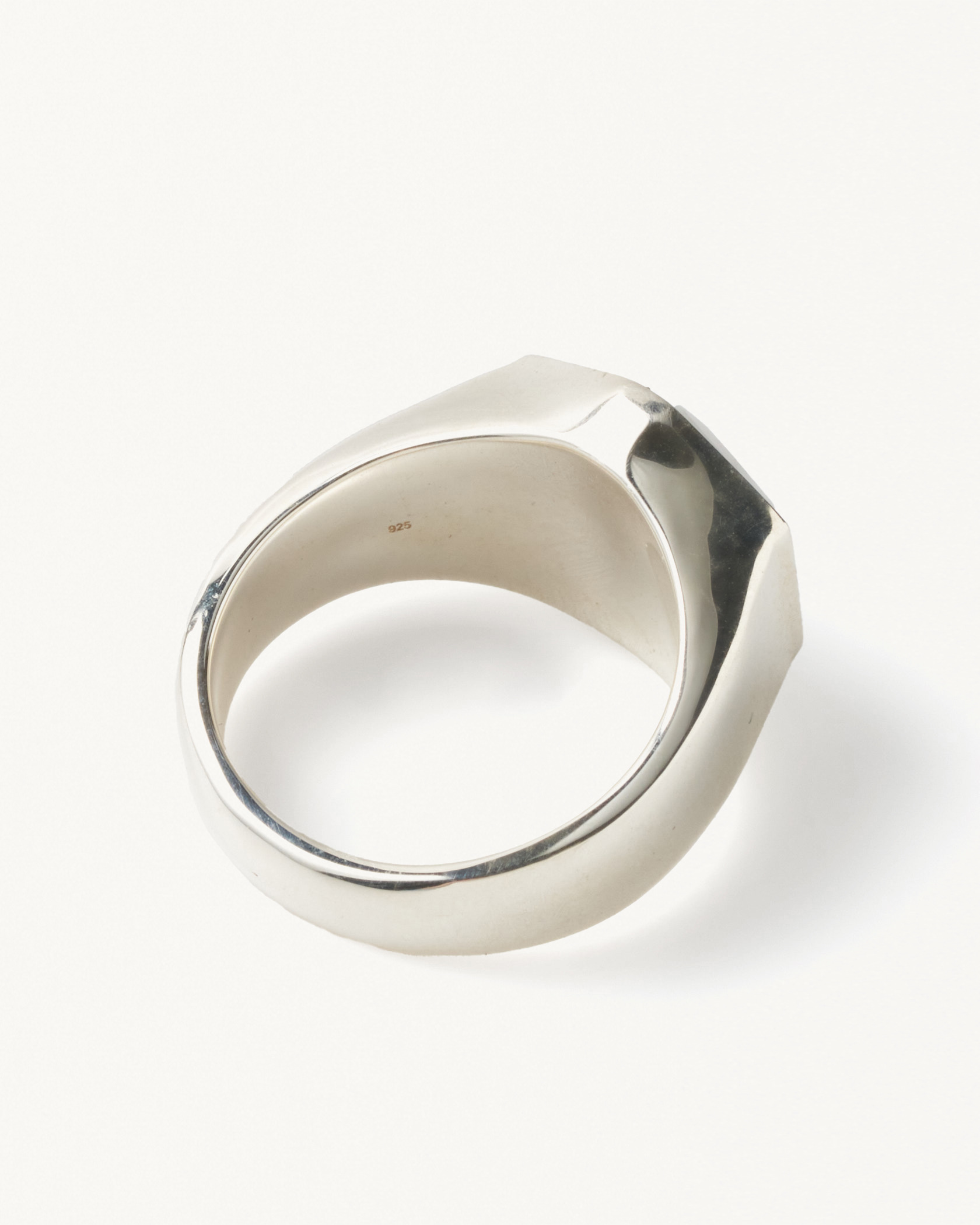 W TM RING ONYX  HOWLITE 詳細画像 Silver 6