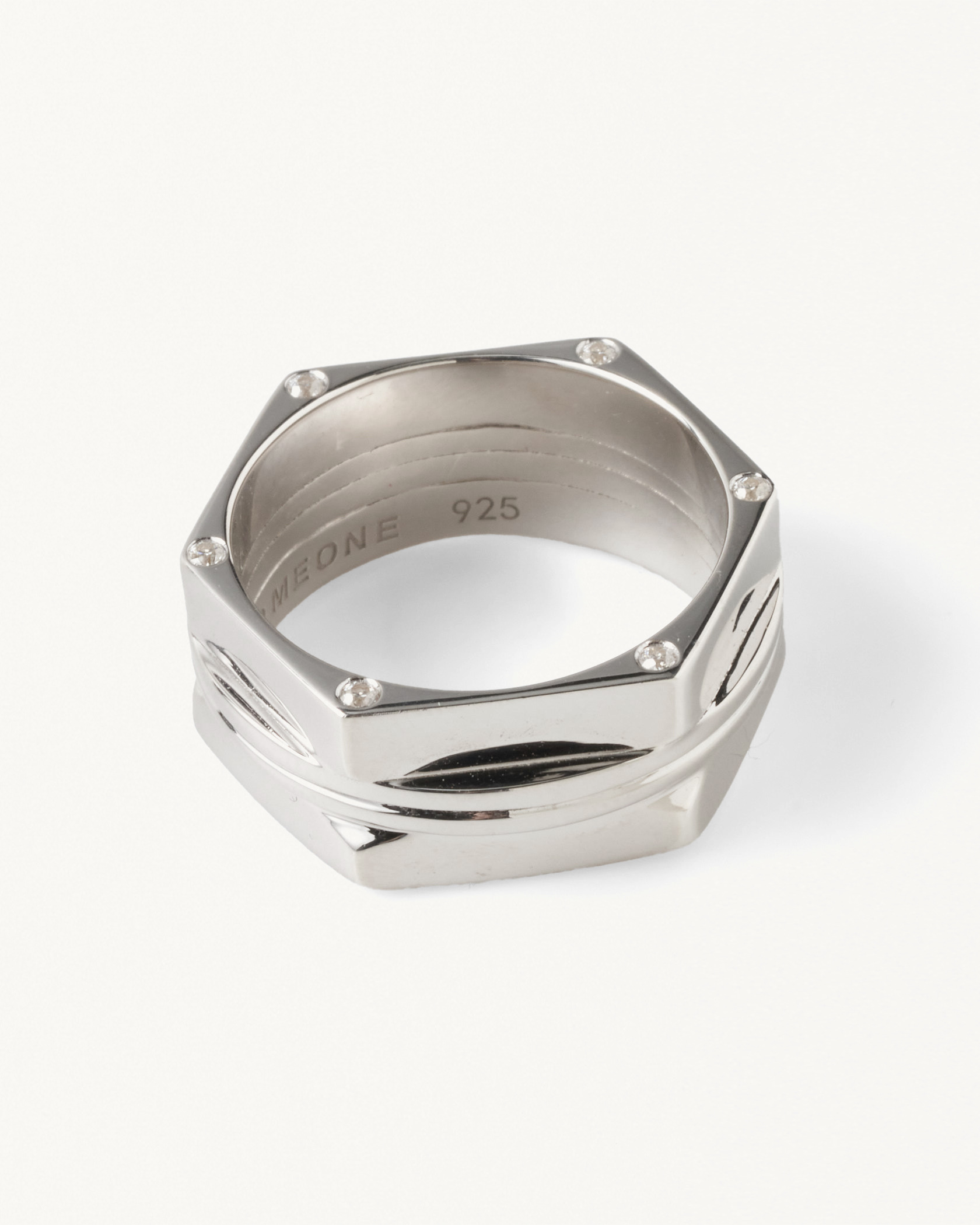 W TM NUTS RING 詳細画像 Silver 6