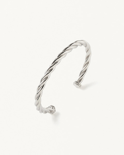 TWIST BANGLE M SILVER 詳細画像