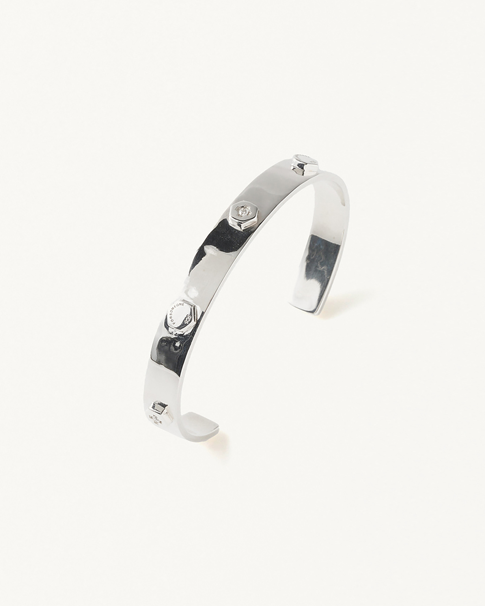 W TM BOLT BANGLE M SILVER 詳細画像 Silver 3