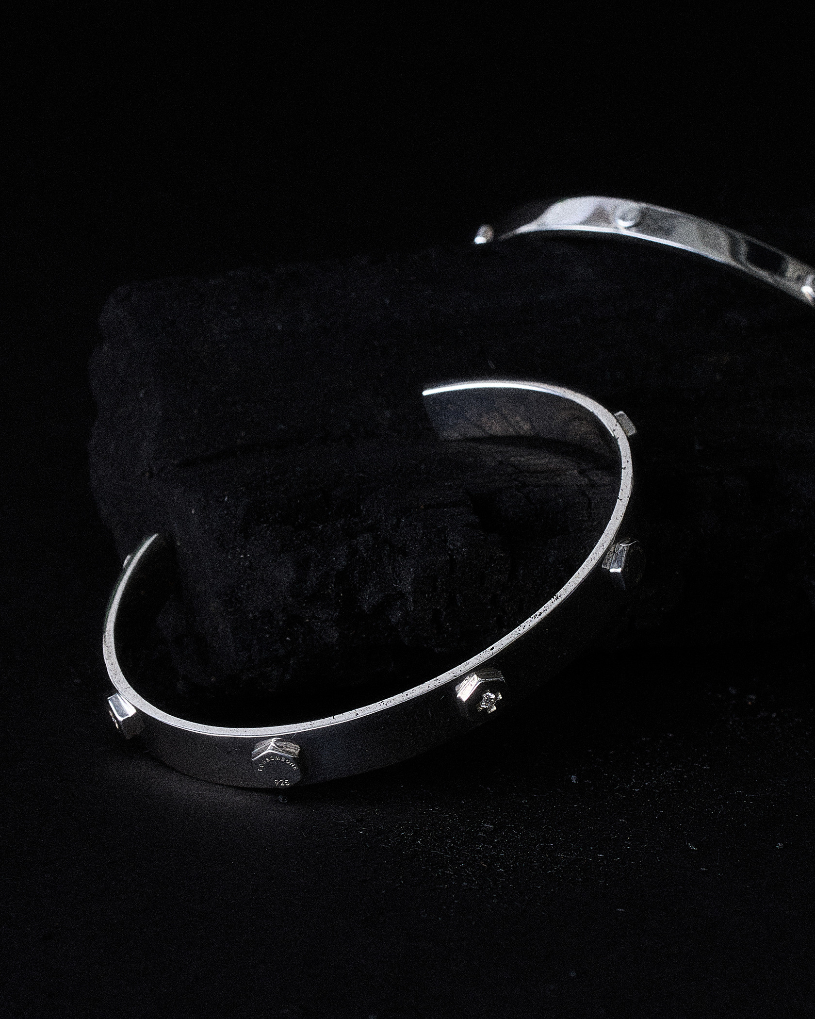 W TM BOLT BANGLE S SILVER 詳細画像 Silver 2