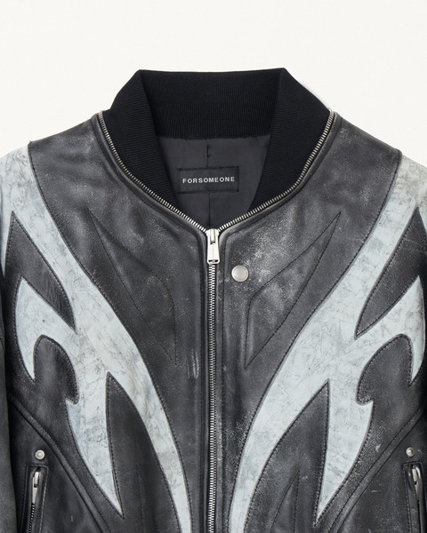 FLAME BOMBER JACKET 詳細画像