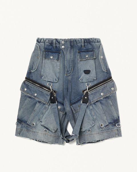 DENIM CROP CARGO 詳細画像