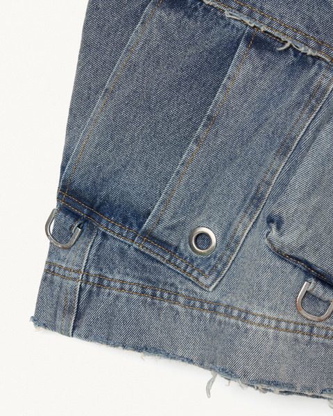 DENIM CROP CARGO 詳細画像