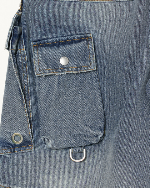 DENIM CROP CARGO 詳細画像
