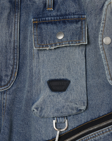DENIM CROP CARGO 詳細画像