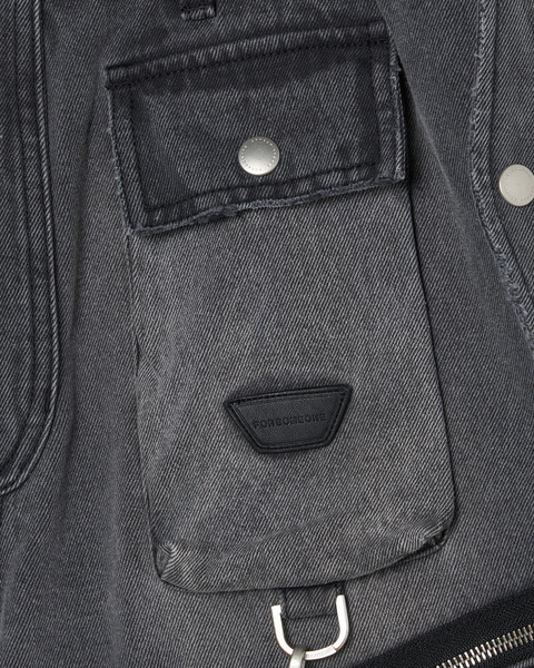 DENIM CROP CARGO 詳細画像