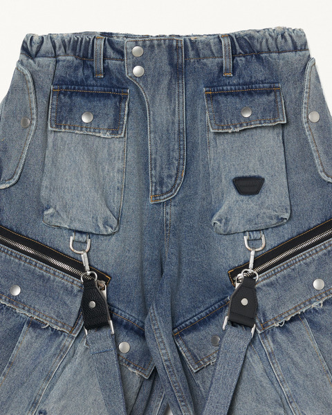 DENIM CROP CARGO 詳細画像