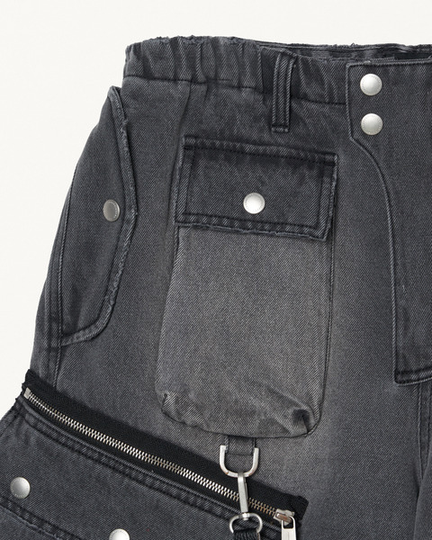 DENIM CROP CARGO 詳細画像