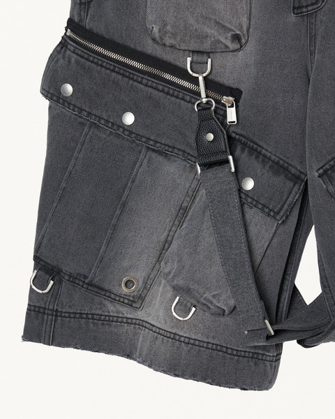 DENIM CROP CARGO 詳細画像