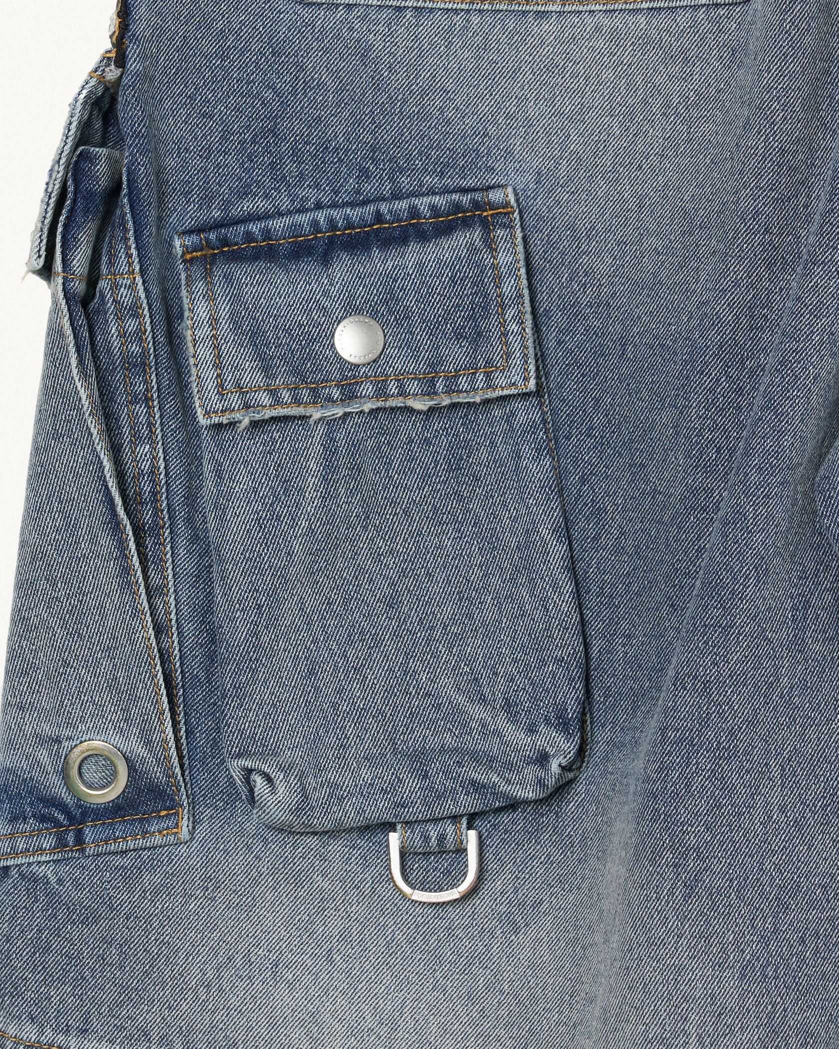 DENIM CROP CARGO 詳細画像 Indigo 14