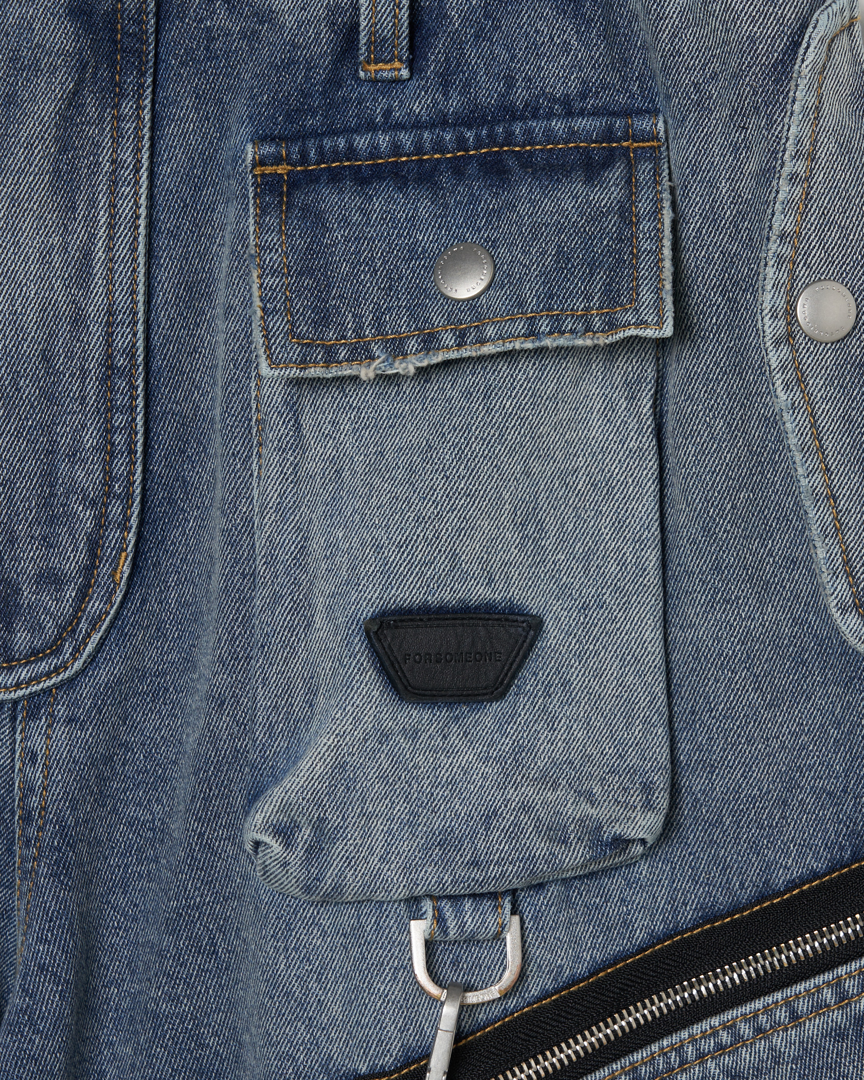 DENIM CROP CARGO 詳細画像 Indigo 15