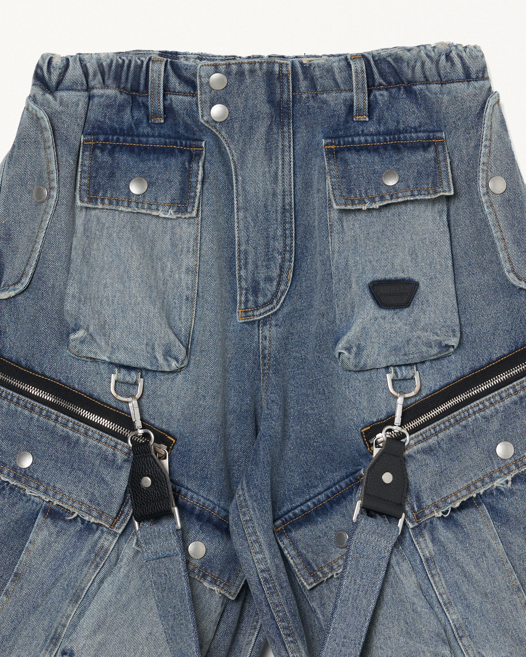 DENIM CROP CARGO 詳細画像 Indigo 5