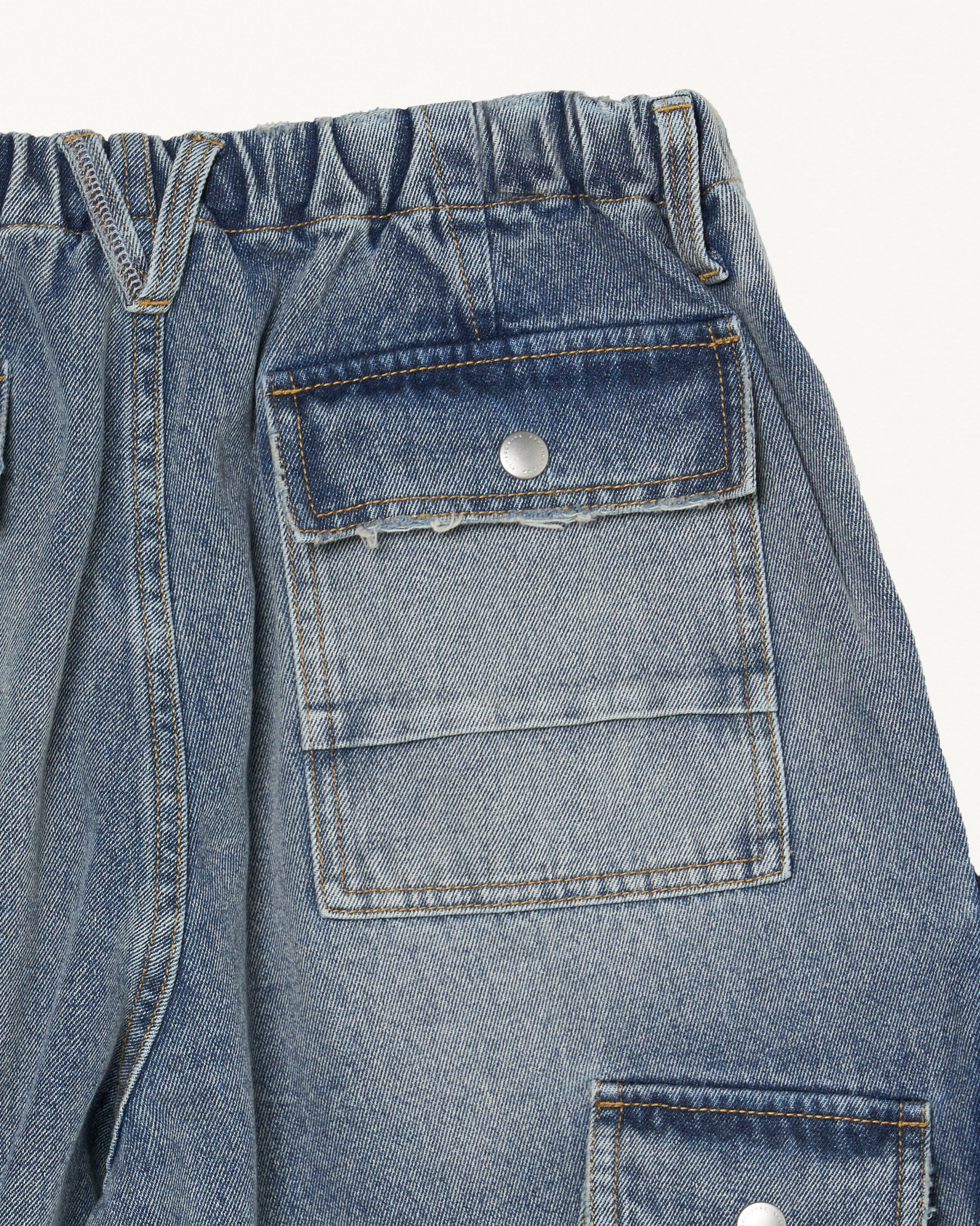 DENIM CROP CARGO 詳細画像 Indigo 8