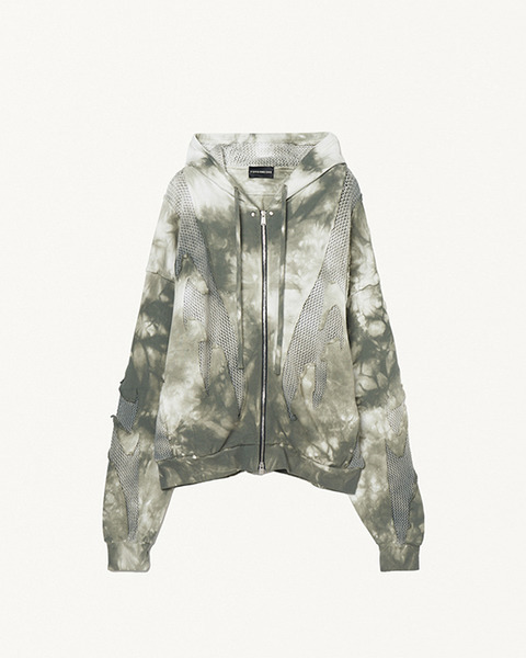 FLAME ZIP HOODIE 詳細画像 Olive 1