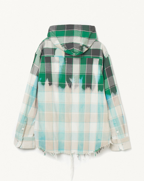 HOODED CHECK SHIRT 詳細画像