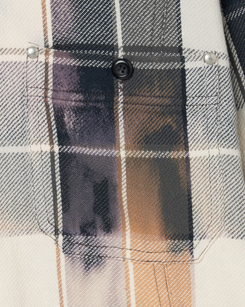 HOODED CHECK SHIRT 詳細画像