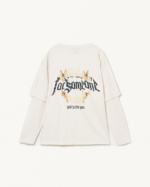 GOTHIC LAYERED LS TEE 詳細画像 O.White 2