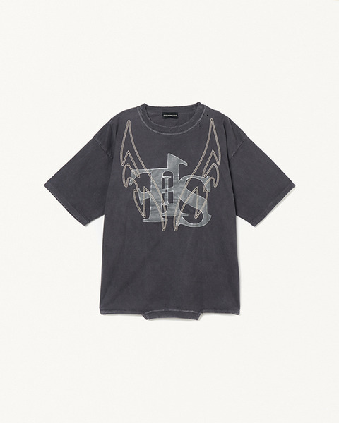 TOP BOTTOM TEE 詳細画像 Black 1