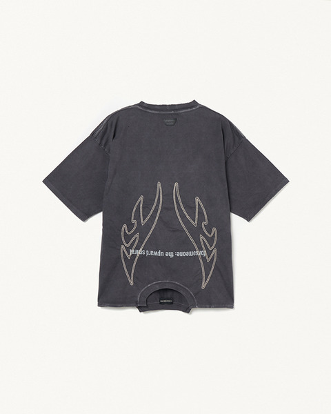 TOP BOTTOM TEE 詳細画像 Black 2