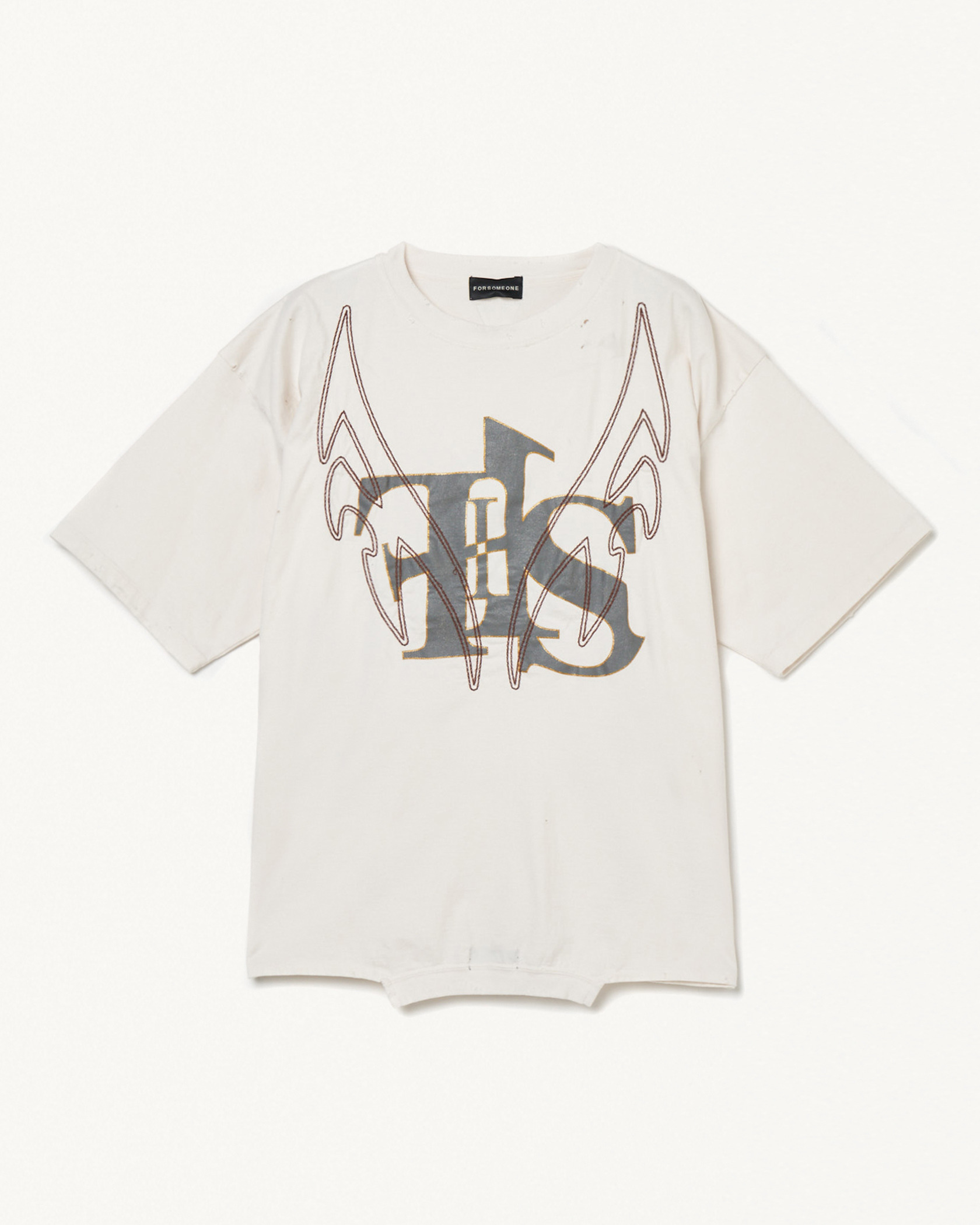 TOP BOTTOM TEE 詳細画像 Black 1