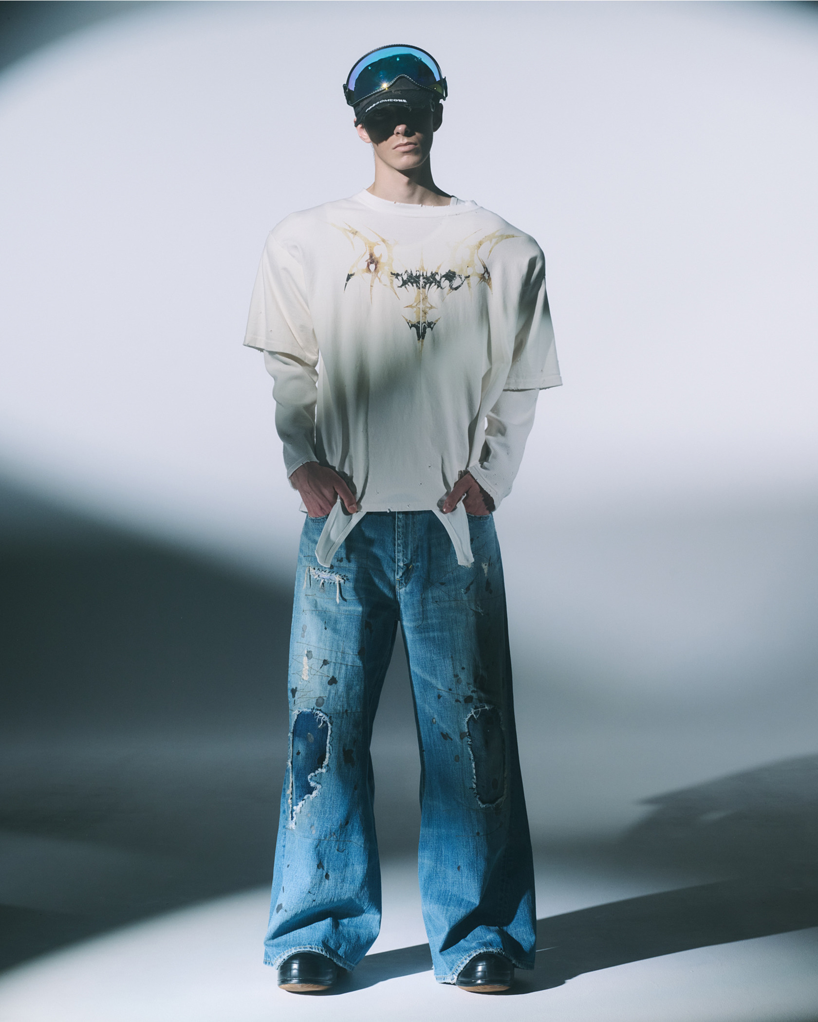 55 LOOSE FLARE DENIM 詳細画像 Indigo 15