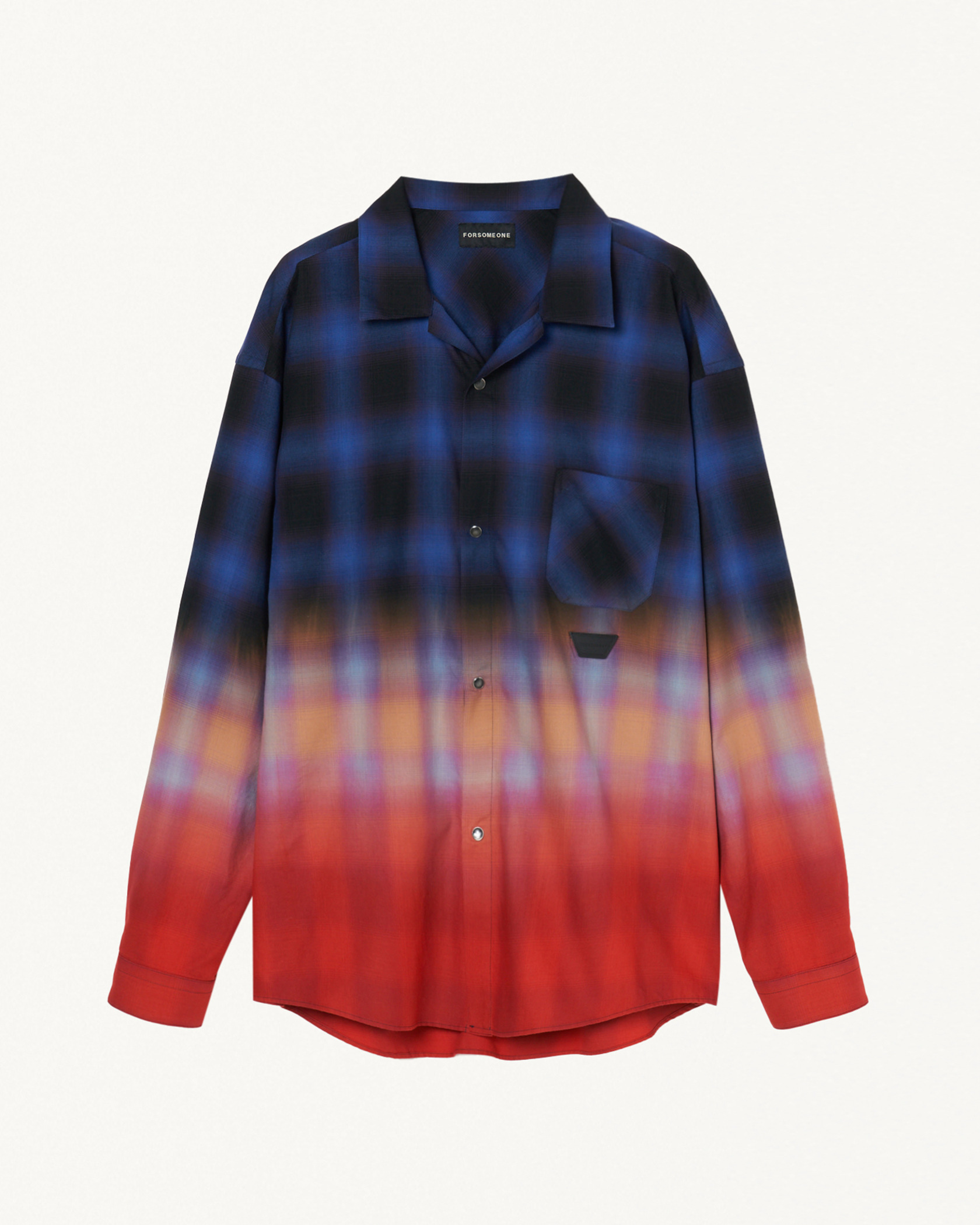 FADE OMBRE SHIRT 詳細画像 Blue 1