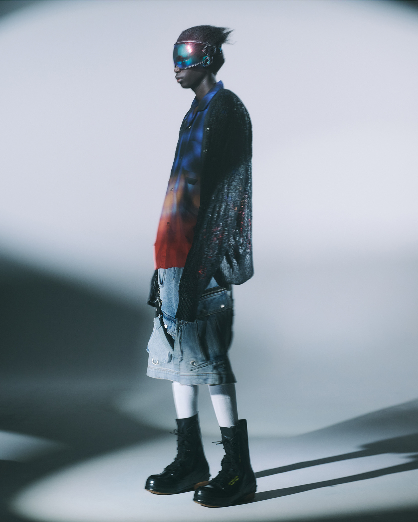 FADE OMBRE SHIRT 詳細画像 Blue 17