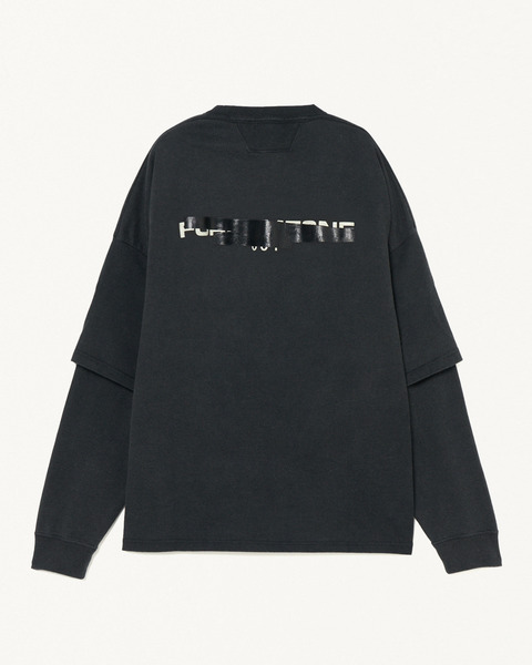 TAPE LOGO LAYERED TEE 詳細画像