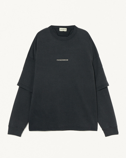 TAPE LOGO LAYERED TEE 詳細画像