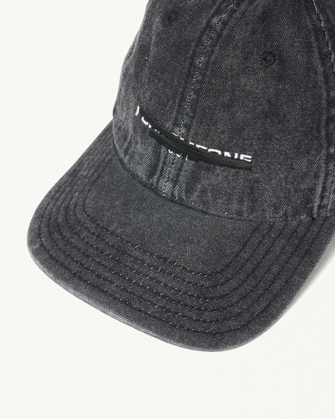 TAPE LOGO BK WASH DENIM CAP 詳細画像