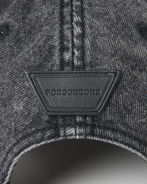 TAPE LOGO BK WASH DENIM CAP 詳細画像