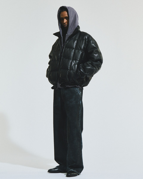 LEATHER DOWN JK 詳細画像