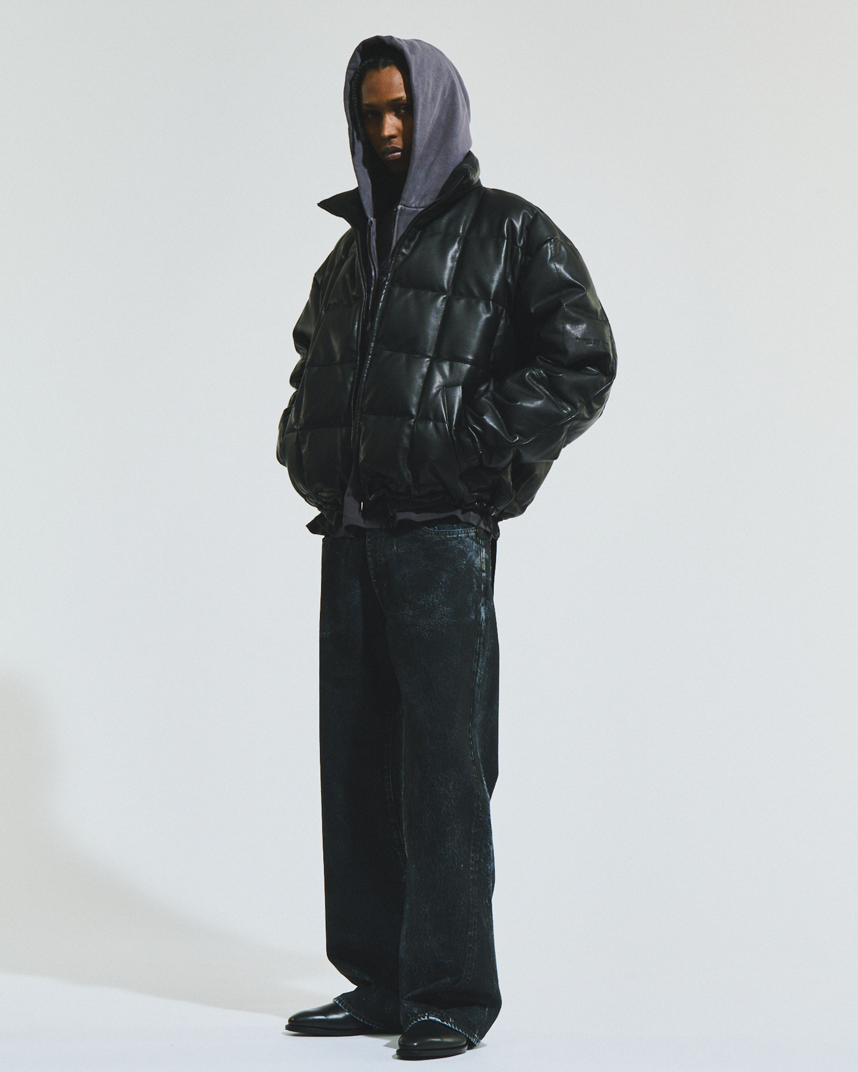 LEATHER DOWN JK 詳細画像 Black 11