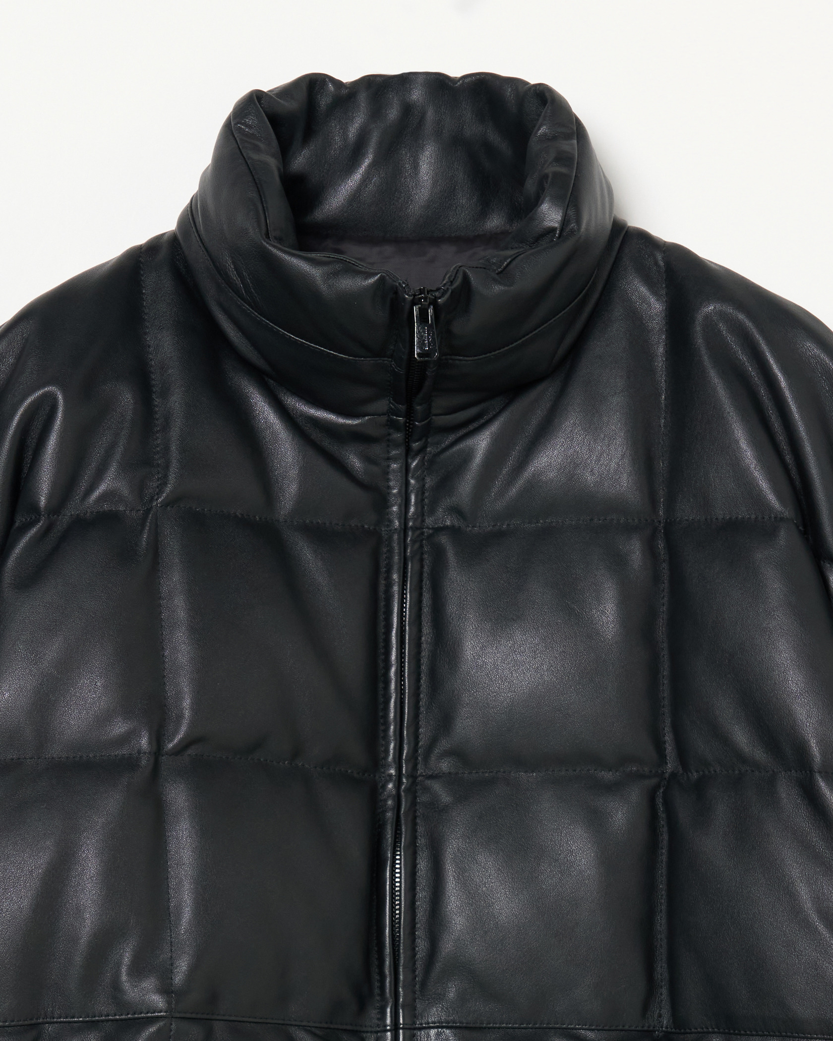 LEATHER DOWN JK 詳細画像 Black 4