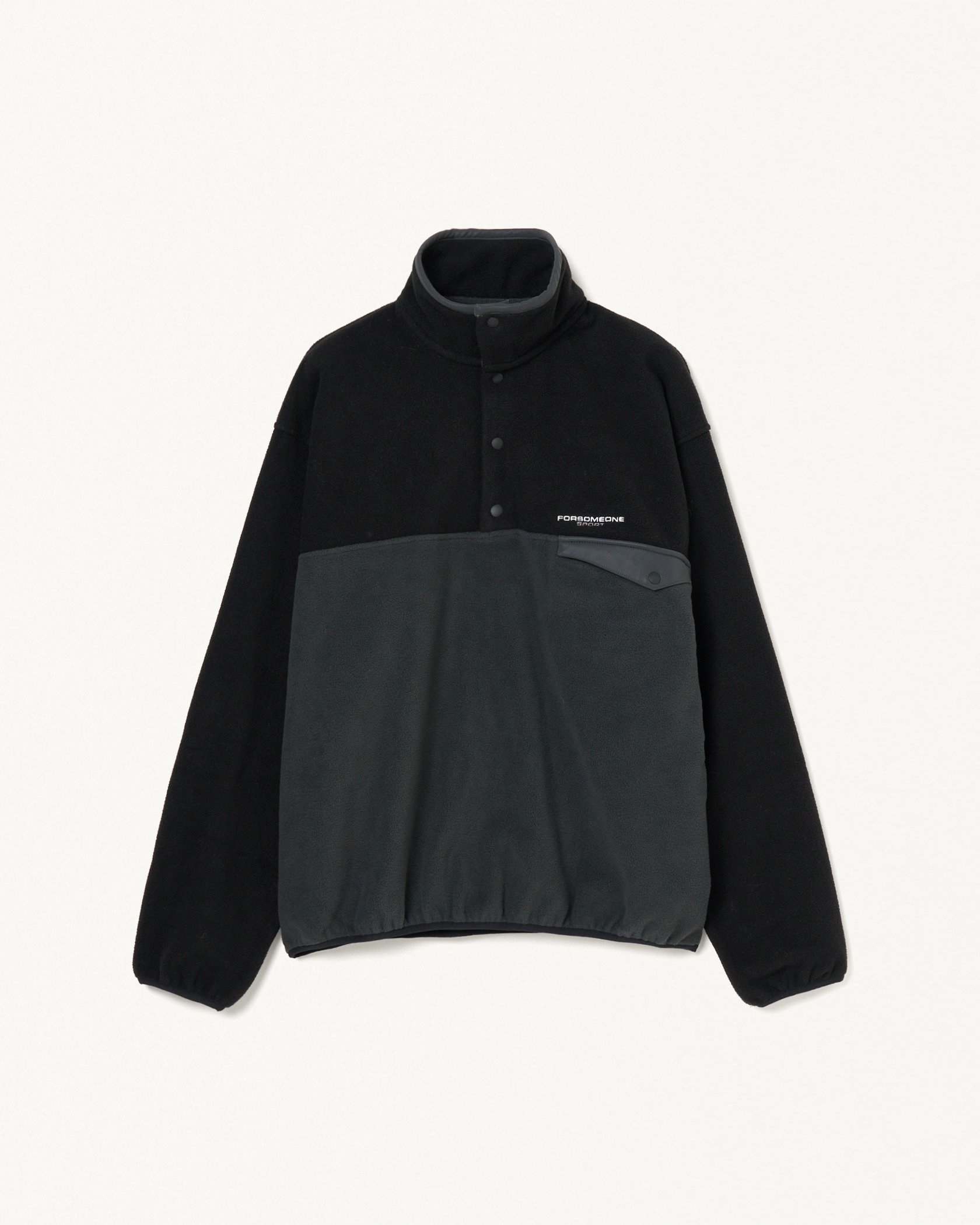 FLEECE SNAP LT 詳細画像 Black 1