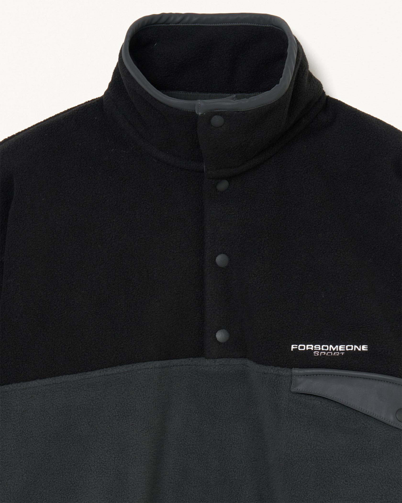 FLEECE SNAP LT 詳細画像 Black 3