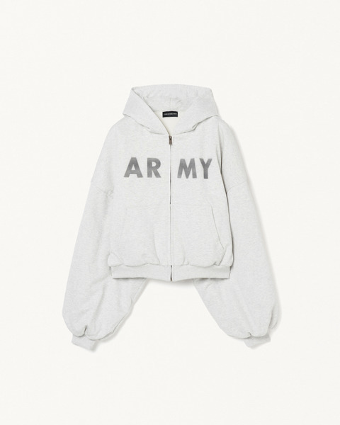 SWEAT PUFFER HOODIE