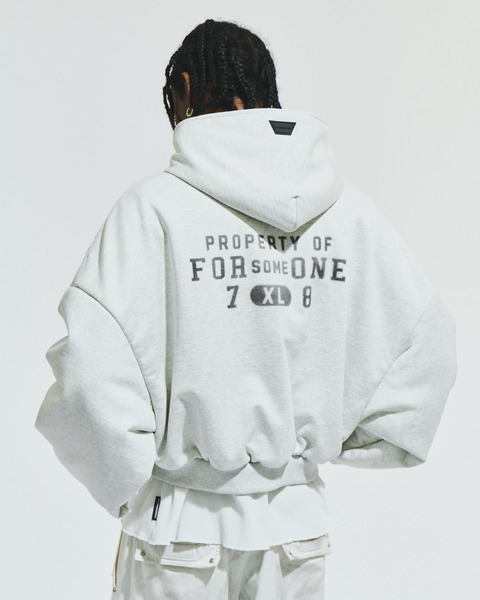 SWEAT PUFFER HOODIE