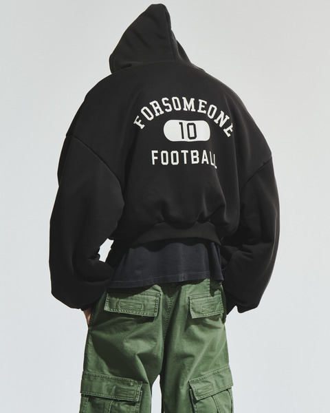 SWEAT PUFFER HOODIE