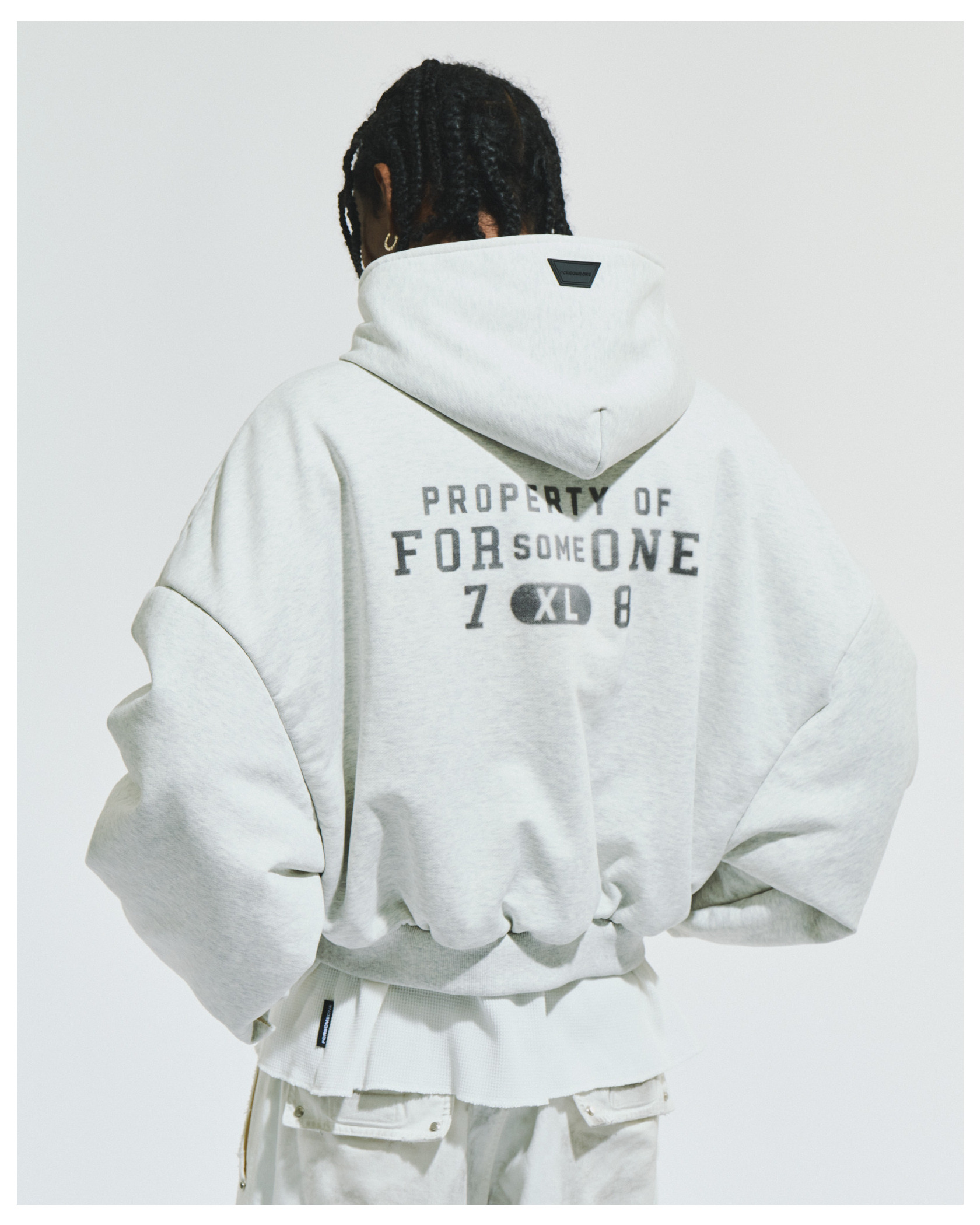 SWEAT PUFFER HOODIE 詳細画像 D.Grey 10
