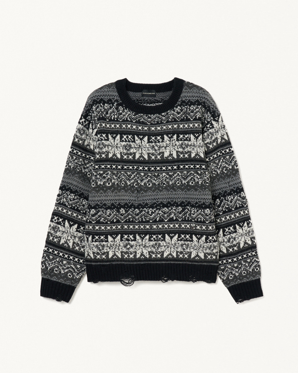 NORDIC GRANGE KNIT 詳細画像 Navy 6